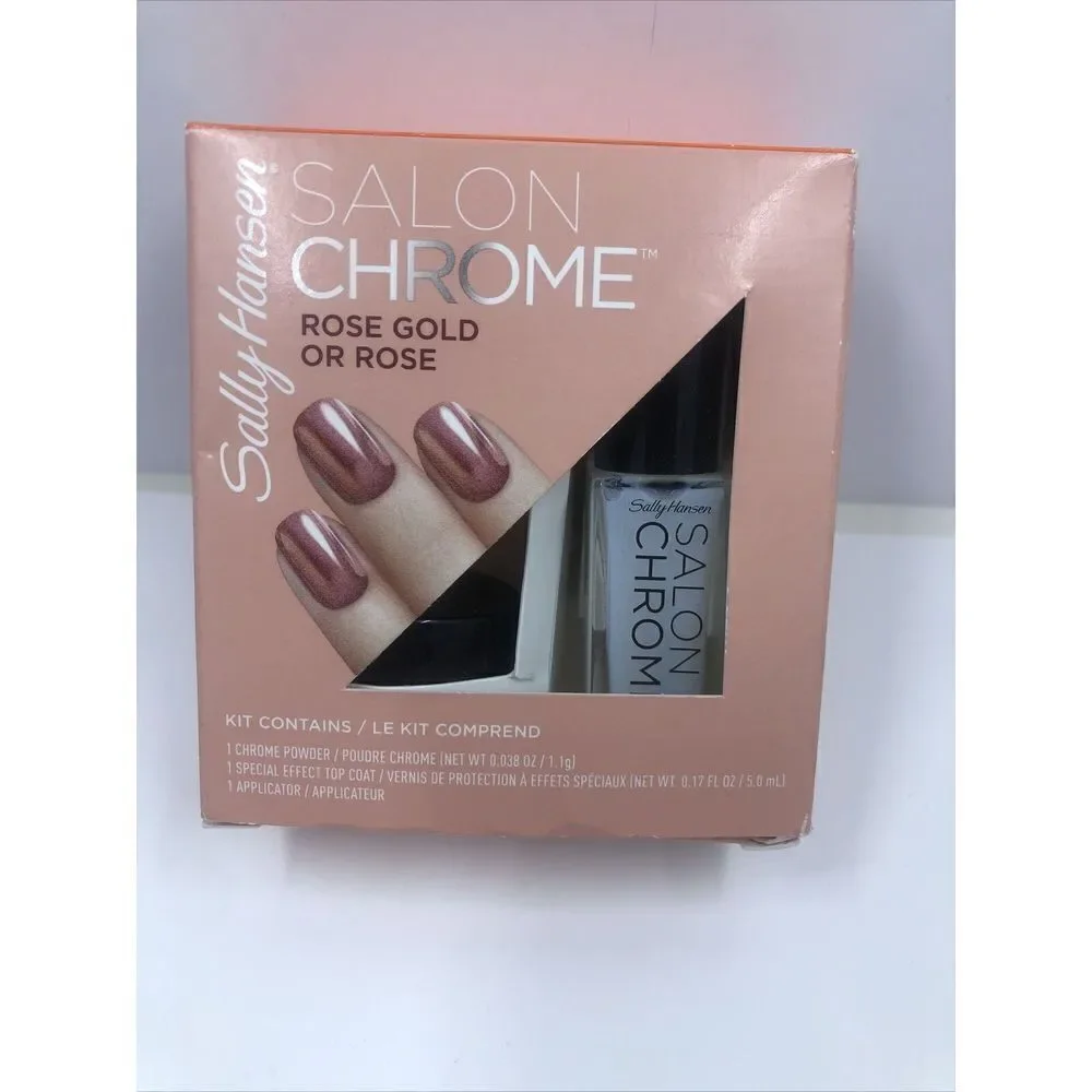 Sally Hansen Salon Chrome 3pc Mini Kit - 200 Rose Gold / Rose